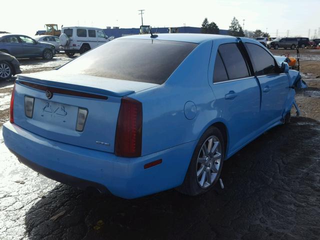 1G6DW677160217428 - 2006 CADILLAC STS BLUE photo 4