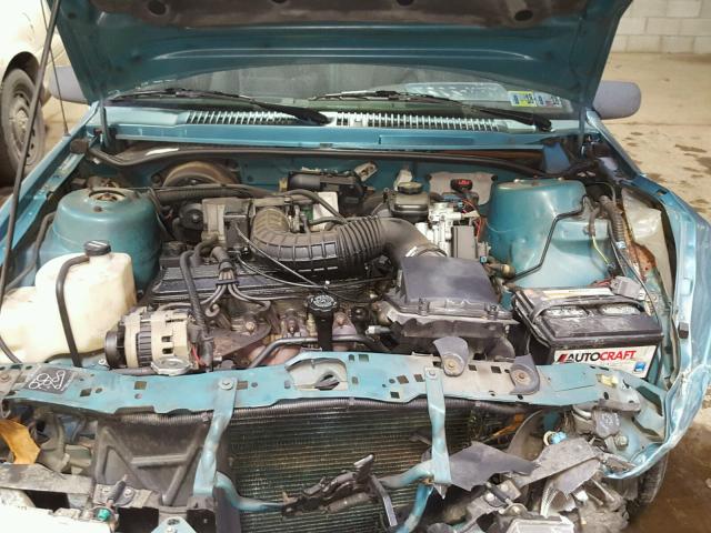 1G1JC144XR7186738 - 1994 CHEVROLET CAVALIER V TEAL photo 7