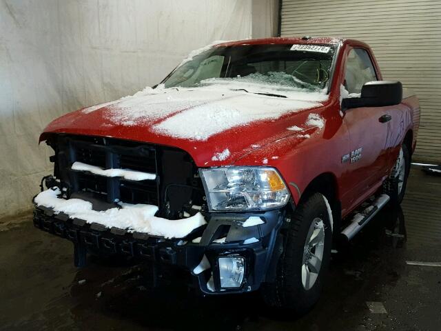 3C6JR7AT8GG233035 - 2016 RAM 1500 ST RED photo 2