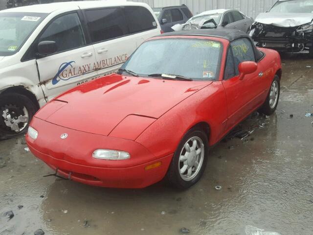 JM1NA3519P0405791 - 1993 MAZDA MX-5 MIATA RED photo 2