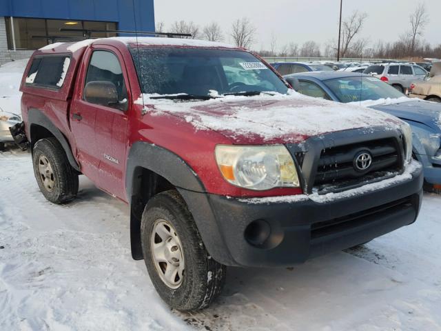 5TEPX42NX6Z275927 - 2006 TOYOTA TACOMA RED photo 1