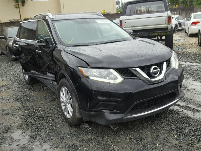 5N1AT2ML6EC774881 - 2014 NISSAN ROGUE S BLACK photo 1