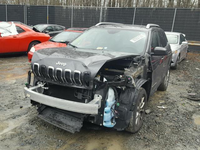 1C4PJLCBXFW683566 - 2015 JEEP CHEROKEE L GRAY photo 2