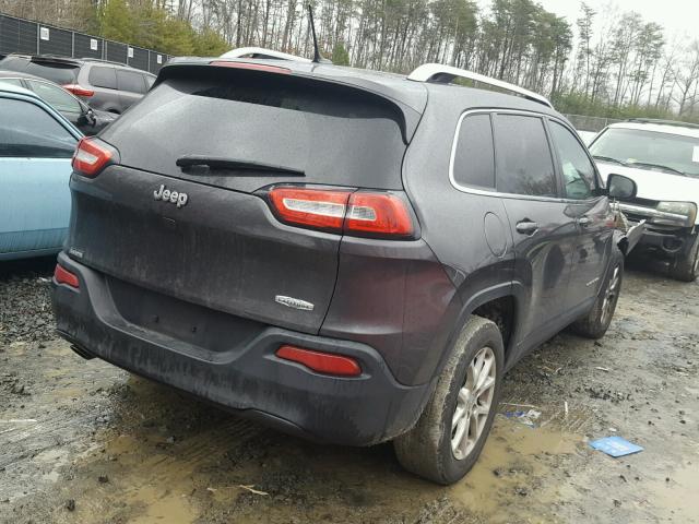 1C4PJLCBXFW683566 - 2015 JEEP CHEROKEE L GRAY photo 4