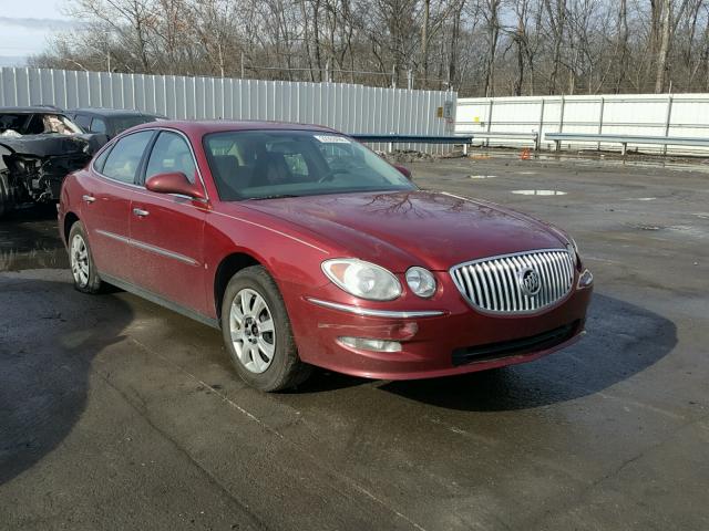 2G4WC582281168433 - 2008 BUICK LACROSSE C MAROON photo 1