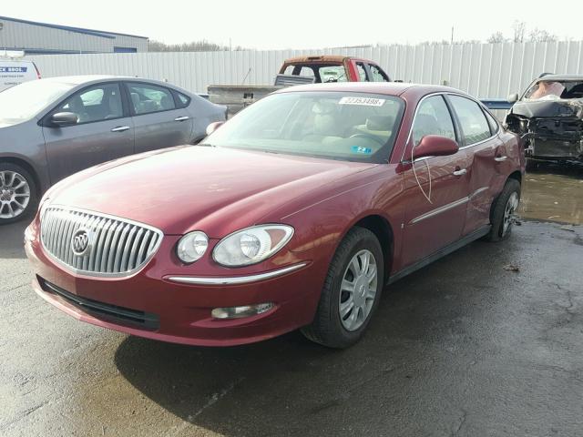 2G4WC582281168433 - 2008 BUICK LACROSSE C MAROON photo 2