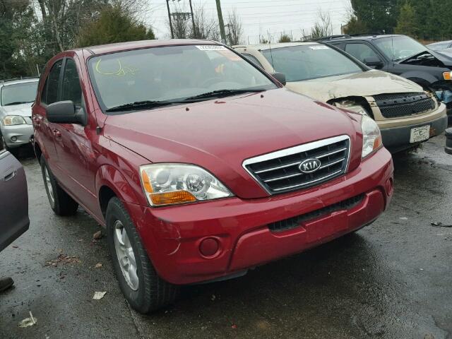 KNDJD735685803287 - 2008 KIA SORENTO EX RED photo 1