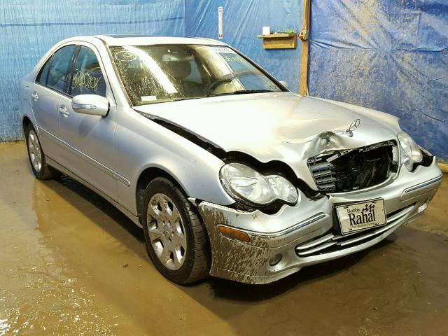 WDBRF92H76F752201 - 2006 MERCEDES-BENZ C GENERATI SILVER photo 1