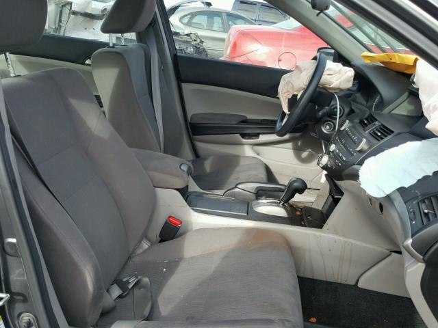 1HGCP2F31BA096483 - 2011 HONDA ACCORD LX GRAY photo 5