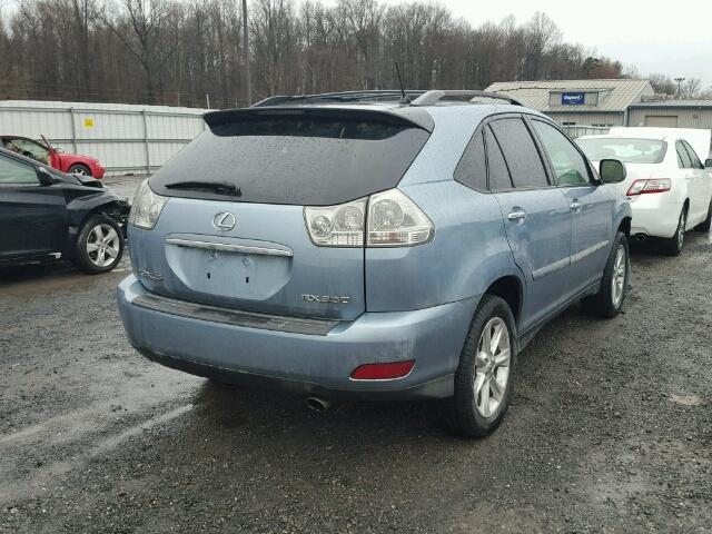 2T2HK31U58C053211 - 2008 LEXUS RX 350 BLUE photo 4