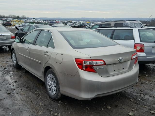 4T4BF1FK0ER433194 - 2014 TOYOTA CAMRY L BEIGE photo 3