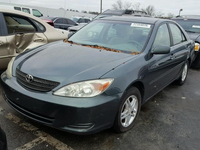 4T1BE32K42U542817 - 2002 TOYOTA CAMRY LE მწვანე ფოტო 2