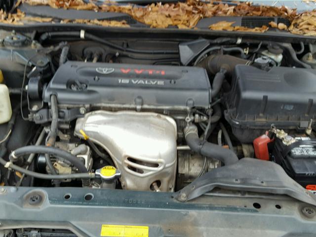4T1BE32K42U542817 - 2002 TOYOTA CAMRY LE მწვანე ფოტო 7
