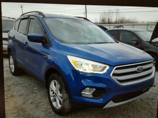 1FMCU9G93HUB39548 - 2017 FORD ESCAPE SE BLUE photo 1