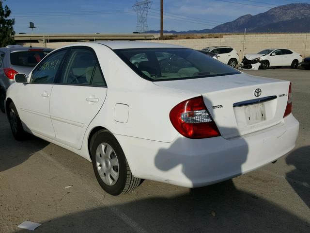 4T1BE30K24U314191 - 2004 TOYOTA CAMRY LE WHITE photo 3