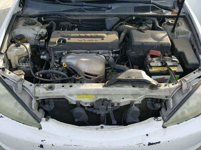 4T1BE30K24U314191 - 2004 TOYOTA CAMRY LE WHITE photo 7