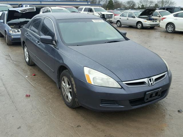 1HGCM56386A082791 - 2006 HONDA ACCORD SE BLUE photo 1