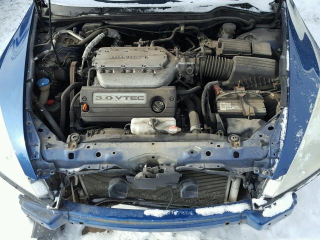 1HGCM66576A044668 - 2006 HONDA ACCORD EX BLUE photo 7