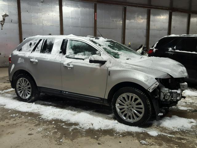 2LMDJ6JK5BBJ32206 - 2011 LINCOLN MKX SILVER photo 9