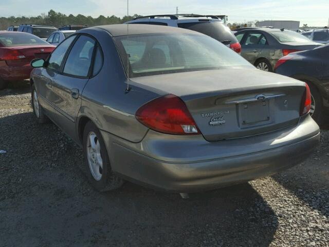 1FAFP53U53A129860 - 2003 FORD TAURUS SE GRAY photo 3