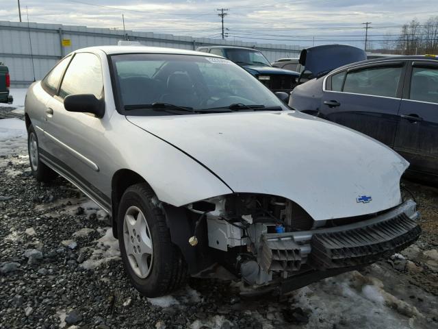 1G1JC124827113747 - 2002 CHEVROLET CAVALIER SILVER photo 1