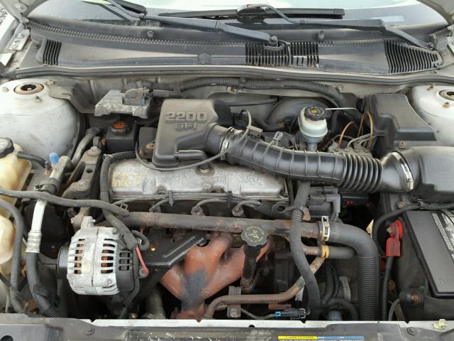 1G1JC124827113747 - 2002 CHEVROLET CAVALIER SILVER photo 7