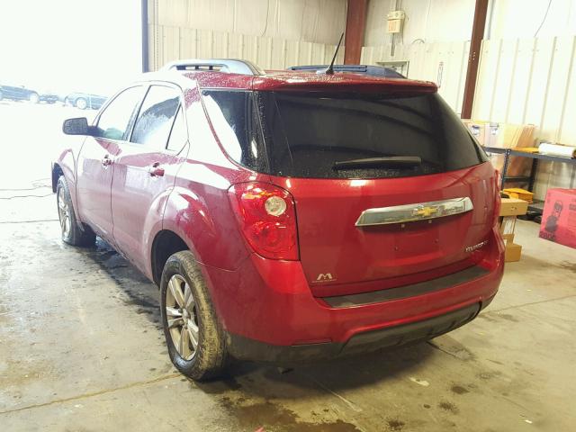 2GNALCEK8E6324956 - 2014 CHEVROLET EQUINOX LT RED photo 3