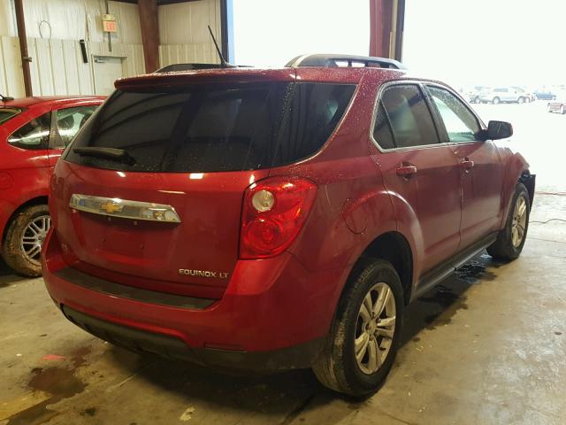 2GNALCEK8E6324956 - 2014 CHEVROLET EQUINOX LT RED photo 4