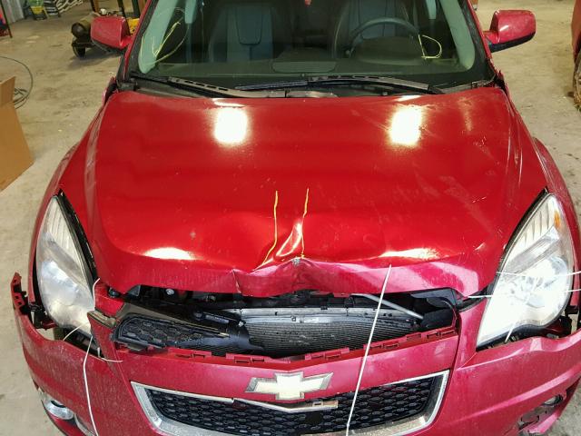 2GNALCEK8E6324956 - 2014 CHEVROLET EQUINOX LT RED photo 7