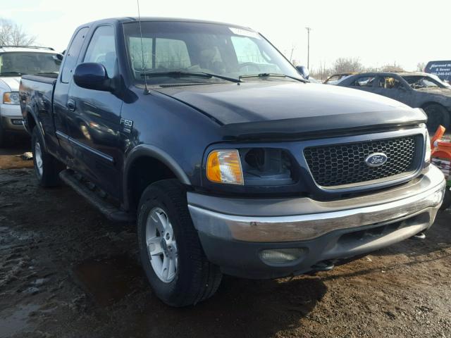 1FTRX18L12NA24708 - 2002 FORD F150 BLUE photo 1