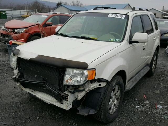 1FMCU94G99KB62204 - 2009 FORD ESCAPE LIM WHITE photo 2