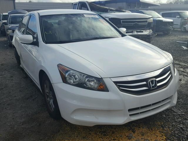 1HGCP2F62CA206324 - 2012 HONDA ACCORD SE WHITE photo 1