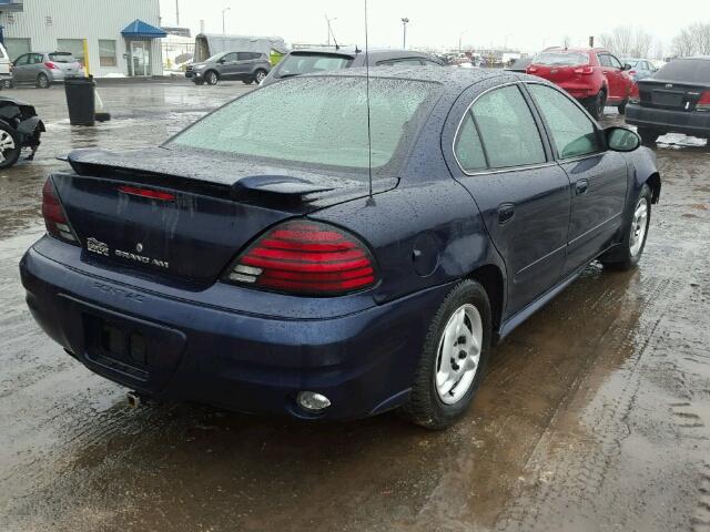 1G2NF52E54C238090 - 2004 PONTIAC GRAND AM S BLUE photo 4