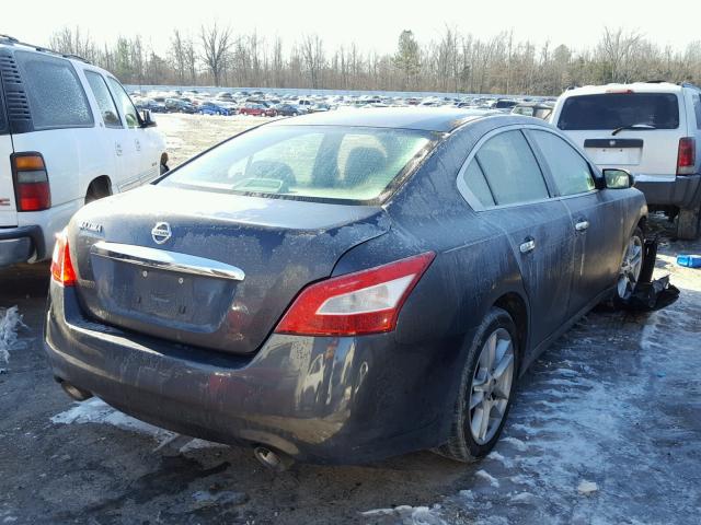 1N4AA51E49C813240 - 2009 NISSAN MAXIMA S GRAY photo 4