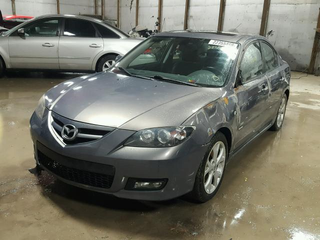 JM1BK323671646191 - 2007 MAZDA 3 S GRAY photo 2