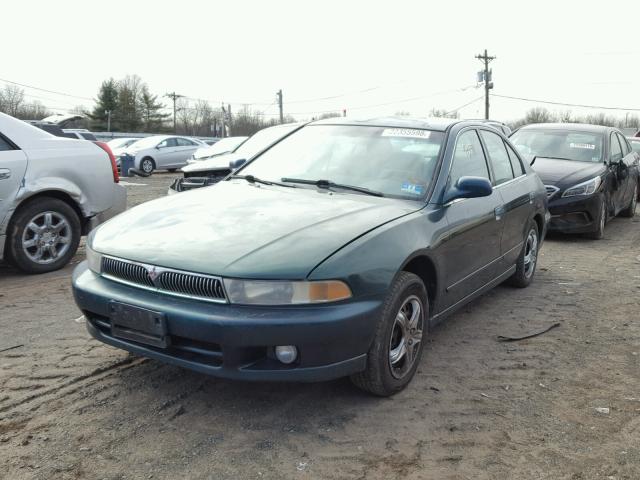 4A3AA46G21E069674 - 2001 MITSUBISHI GALANT ES GREEN photo 2