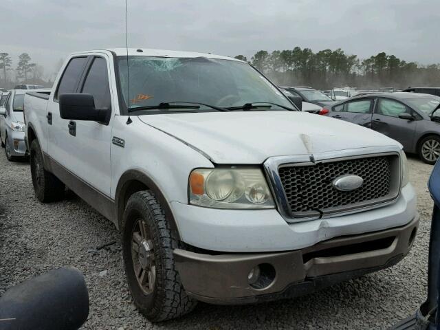 1FTPW12V86KD57323 - 2006 FORD F150 SUPER WHITE photo 1