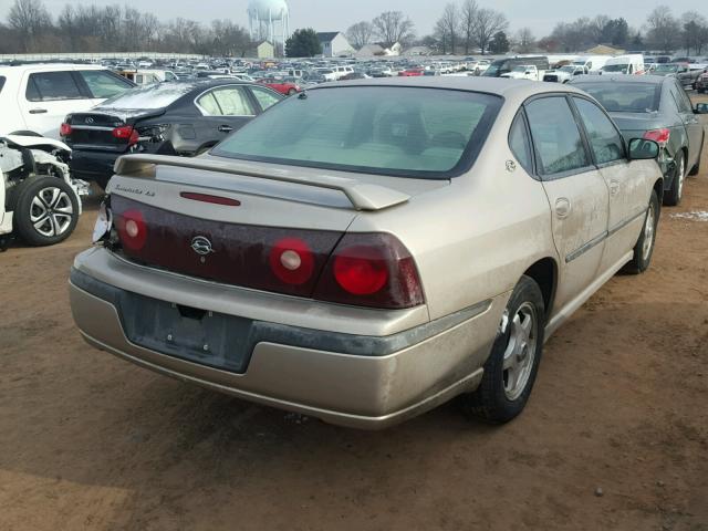 2G1WH55K529372381 - 2002 CHEVROLET IMPALA LS BEIGE photo 4