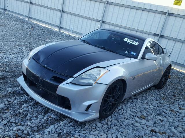 JN1AZ34E33T001747 - 2003 NISSAN 350Z COUPE SILVER photo 2