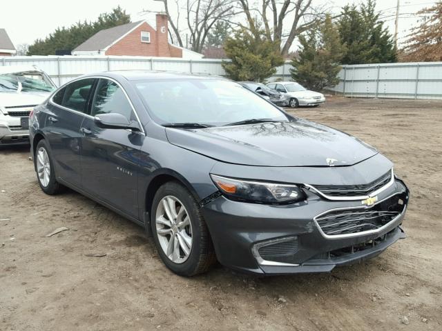 1G1ZE5ST8HF167124 - 2017 CHEVROLET MALIBU LT GRAY photo 1