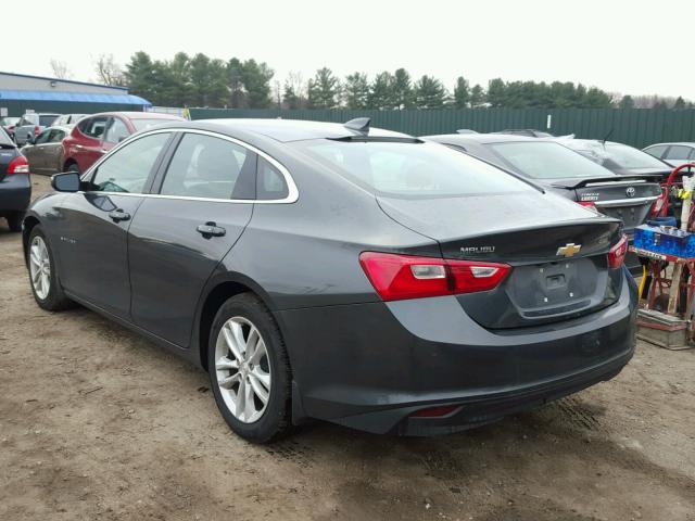 1G1ZE5ST8HF167124 - 2017 CHEVROLET MALIBU LT GRAY photo 3