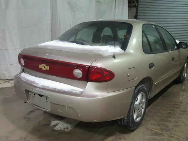 1G1JC52F647307351 - 2004 CHEVROLET CAVALIER TAN photo 4