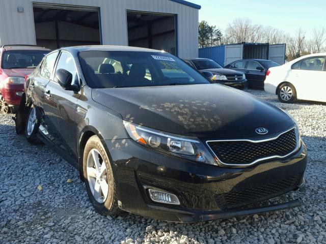 KNAGM4A75F5660243 - 2015 KIA OPTIMA LX BLACK photo 1