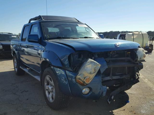 1N6MD27T24C404453 - 2004 NISSAN FRONTIER C BLUE photo 1