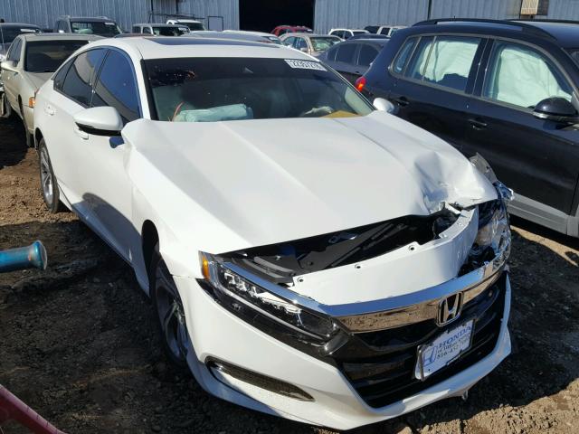 1HGCV1F65JA053063 - 2018 HONDA ACCORD EXL WHITE photo 1