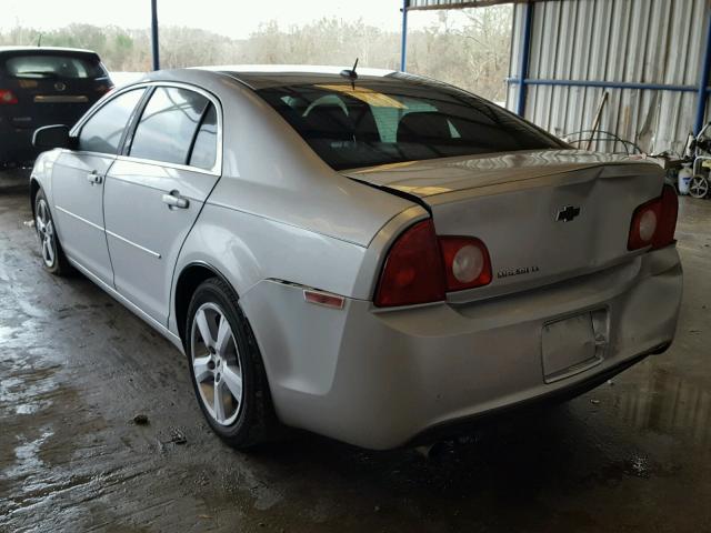 1G1ZD5EB1AF233363 - 2010 CHEVROLET MALIBU 2LT SILVER photo 3