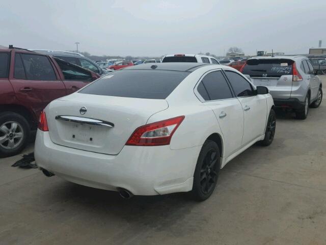 1N4AA5AP9BC808963 - 2011 NISSAN MAXIMA S WHITE photo 4