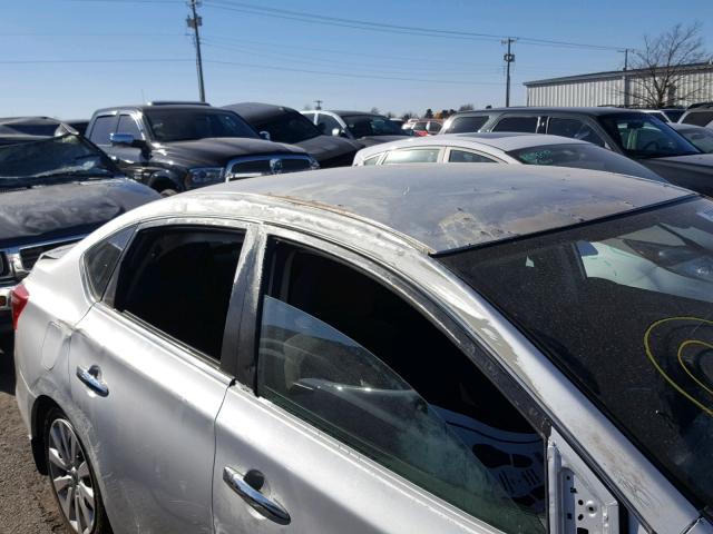 3N1AB7AP3GY295634 - 2016 NISSAN SENTRA SILVER photo 9