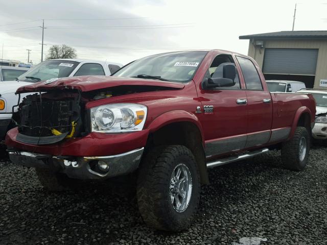 3D7KS28A08G127100 - 2008 DODGE RAM 2500 S RED photo 2