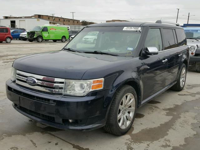 2FMGK5DC5ABA58546 - 2010 FORD FLEX LIMIT BLUE photo 2